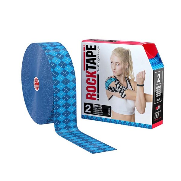RockTape Bulk Roll Blue Argyle